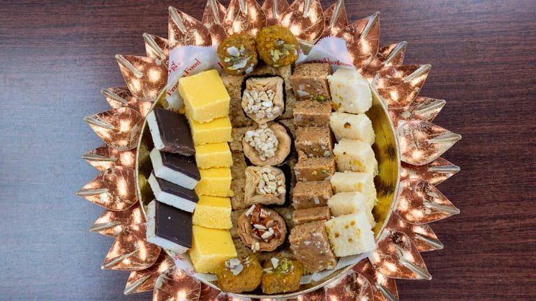 Sweet treats to celebrate Diwali at Rajbhog Cafe in Hicksville.