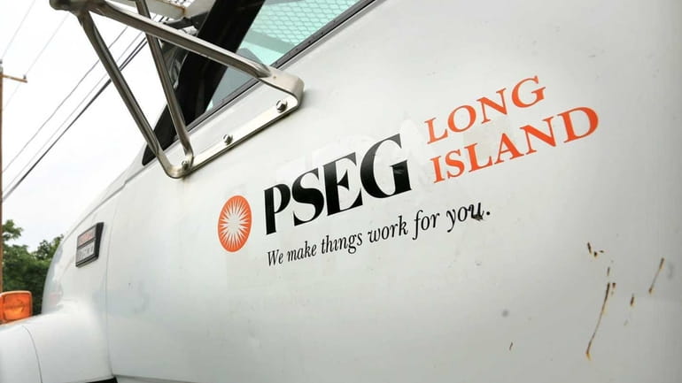 A PSEG Long Island truck on July 10, 2014.