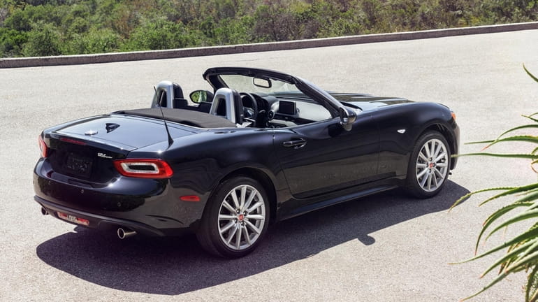 The 2017 Fiat 124, a roadster based on the Mazda...