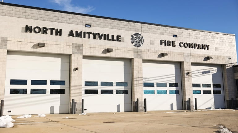 The North Amityville Volunteer Fire Co. station on Route 110...