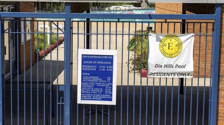 The Dix Hills pool closed Sunday after a lifeguard had...