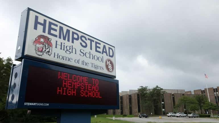 Hempstead High School on Aug. 22, 2013.