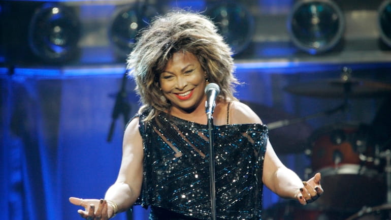 Tina Turner performs at The Sprint Center in Kansas City,...