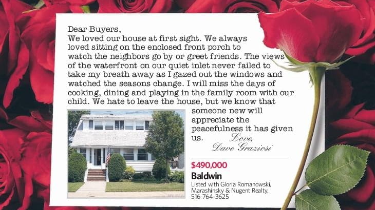 Seller Dave Graziosi wrote this letter about his Baldwin home,...