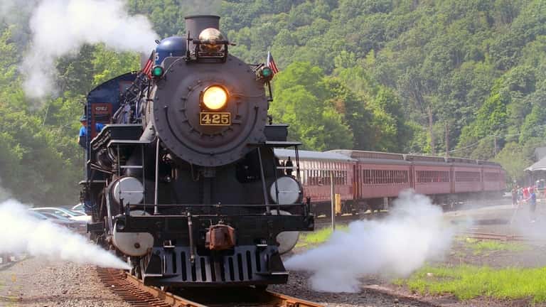 Lehigh Gorge Scenic Railway began running excursions from Jim Thorpe,...