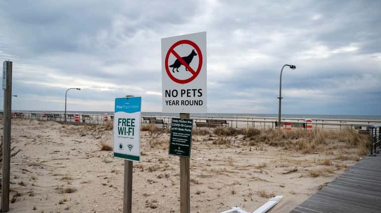 A sign means dogs and other pets are not welcome at...