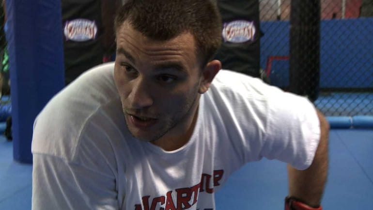 Gian Villante trains at Bellmore Kickboxing Academy for his Strikeforce...