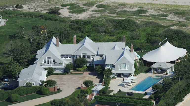 David Koch's Southampton estate is seen in this undated photo.