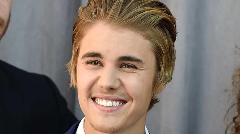 Honoree Justin Bieber arrives at his own Comedy Central roast...