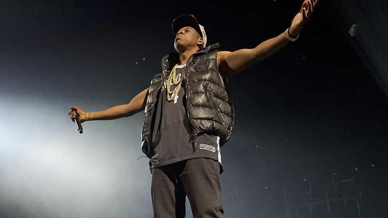 Jay-Z performs on the opening night of the Barclays Center...
