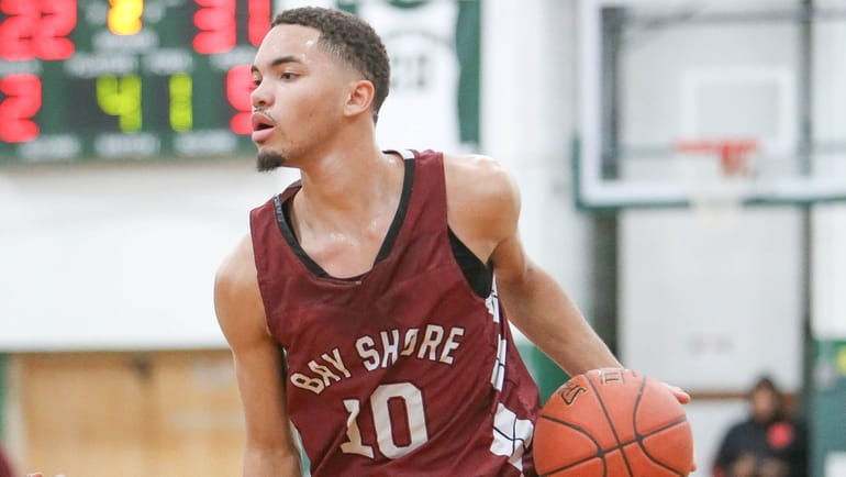 Aiden Swinson, one of four Bay Shore players in double...