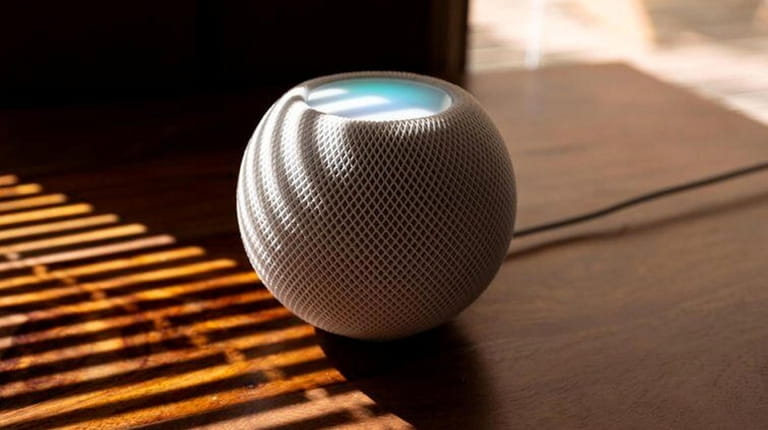 Apple HomePod Mini is a compact Wi-Fi speaker that plays bigger...