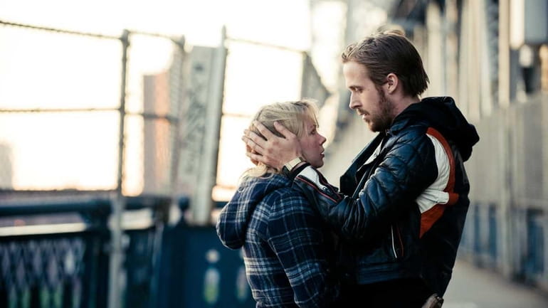 Michelle Williams, left, and Ryan Gosling are shown in a...