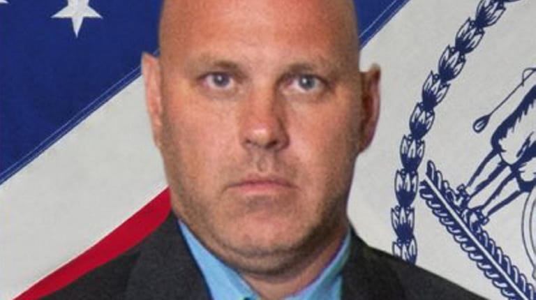 NYPD Det. Brian Simonsen, 42, died Tuesday night, police said.