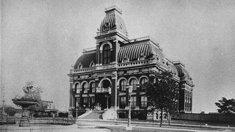 The Queens County Courthouse in an undated photo. It was built in...