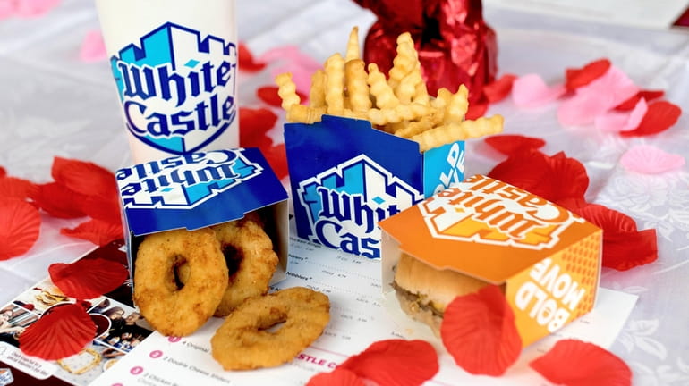 White Castle’s reservations-only table service for lovers on Valentine’s Day...