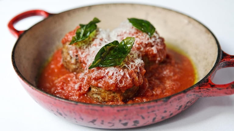 Carbone's meatballs are on the menu at the Manhattan restaurant's "pop up"...