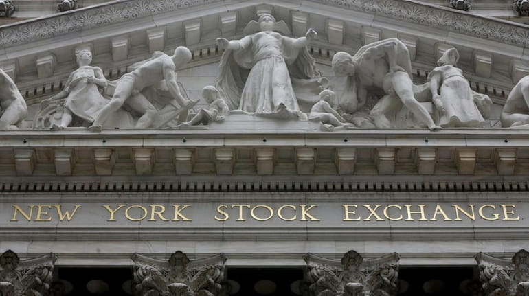 The facade of the New York Stock Exchange on Oct....
