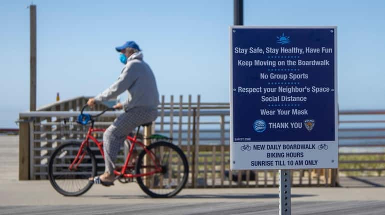 The Long Beach Boardwalk reopened on May 21, 2020 with new...