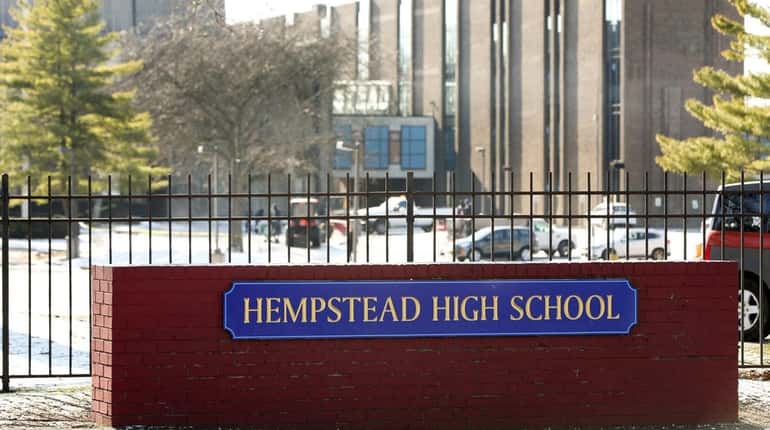 Hempstead High School on Jan. 2, 2018.