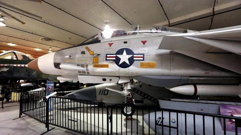 The Cradle of Aviation Museum in Garden City's F-14 Exhibition...