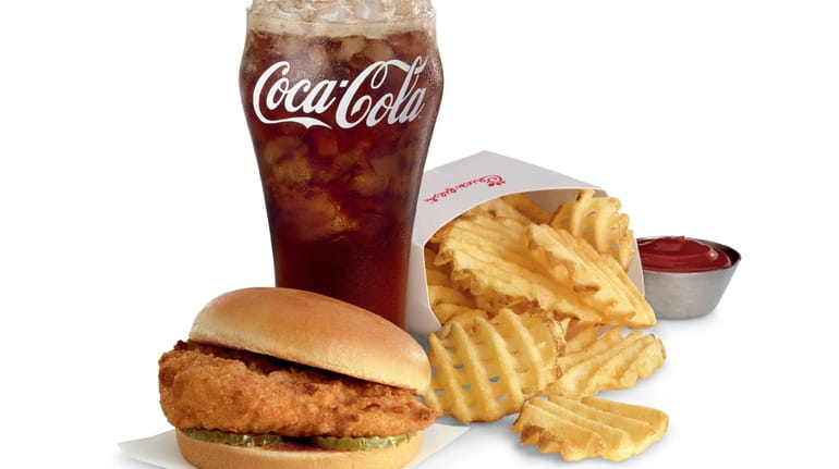 Chick-fil-A's chicken sandwich and fries.