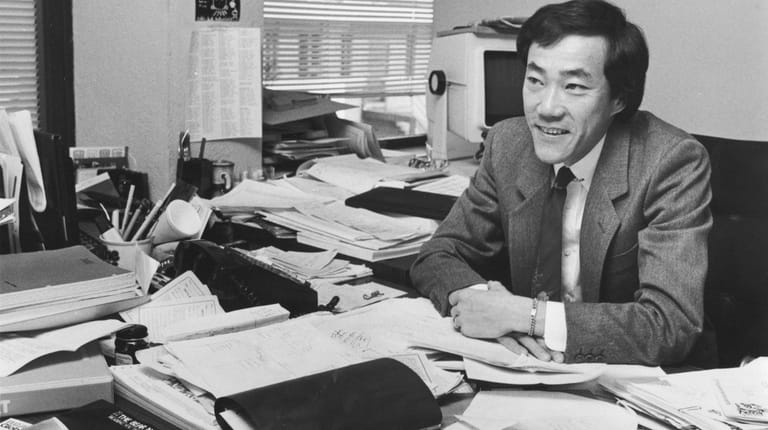 Charles Wang in his office at Computer Associates in Jericho on...