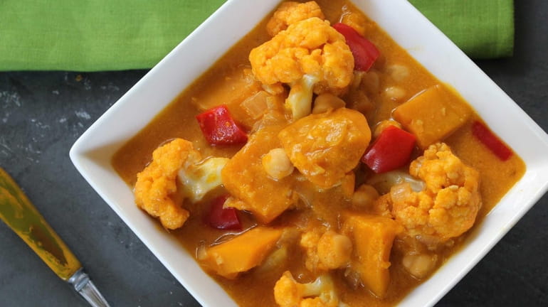 Coconut-curry kabocha squash is the perfect meal on a cool...