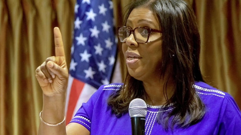 New York Attorney General Letitia James warned businesses about overcharging...