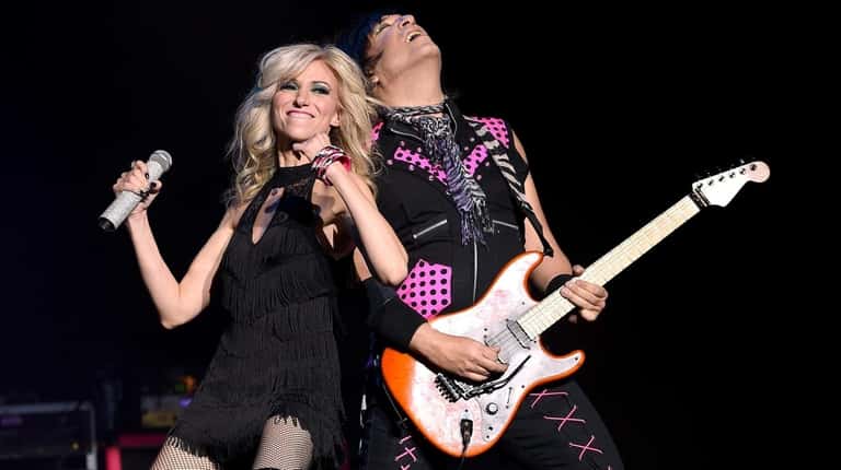  Debbie Gibson performs at the "I Want My 80's" Concert...