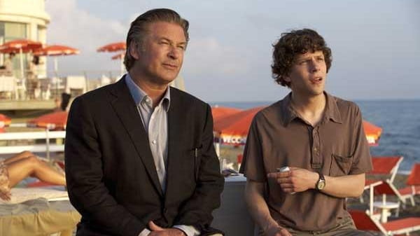 Alec Baldwin and Jesse Eisenberg in "To Rome With Love"(Sony...