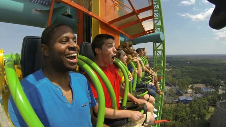 Check out all the thrills and rides at Six Flags...
