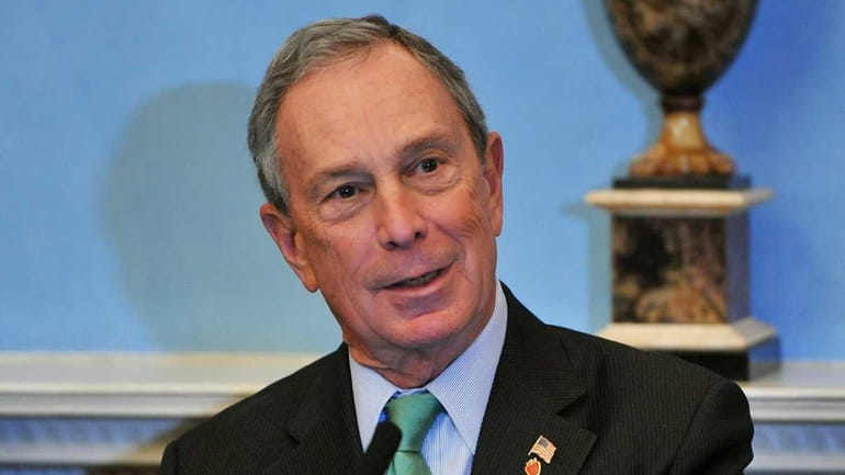 A file photo of Mayor Michael Bloomberg. The mayor said...