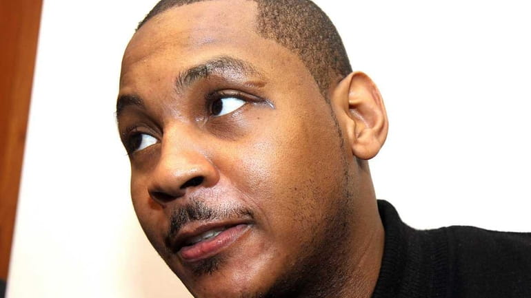 Carmelo Anthony said it was "awkward" when he found team...
