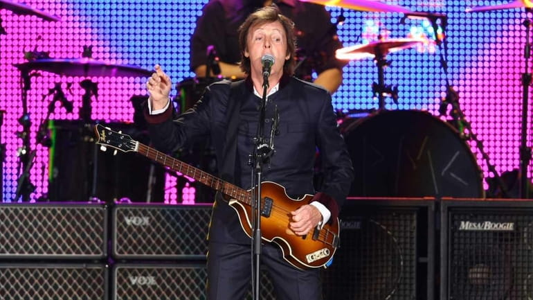 Sir Paul McCartney performs at Yankee Stadium. (July 16, 2011)