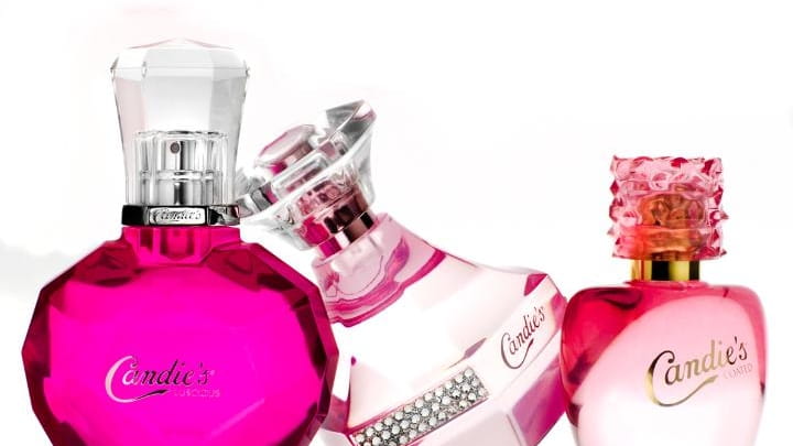 Candie's Luscious, Signature and Coated fragrances.