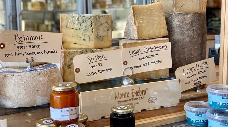 A selection of cheeses at Mill Road Cheese Shop in...