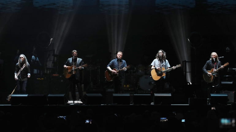 The new Eagles lineup, including Timothy B. Schmit, Vince Gill,...