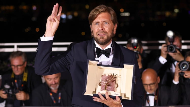 Swedish filmmaker Ruben Östlund, winner of the Palme d'Or for...