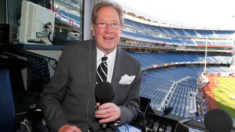 Yankees radio broadcaster John Sterling.