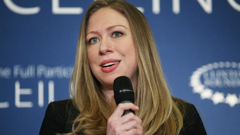 Chelsea Clinton speaks at the Clinton Foundation's No Ceilings: The...