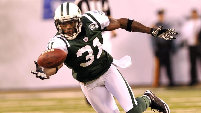 Antonio Cromartie of the Jets in action during a preseason...