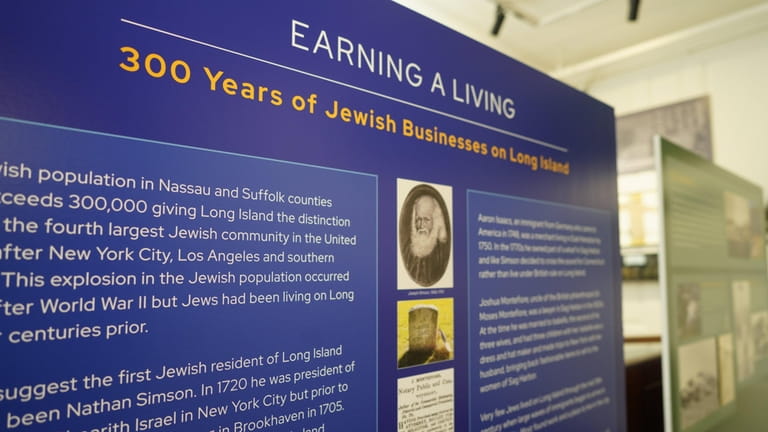 The temporary exhibition about the Island's Jewish businesses is part of the...