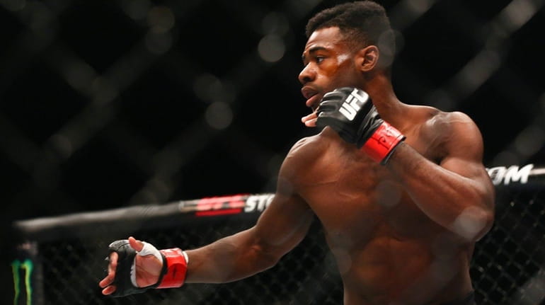 Bantamweight Aljamain Sterling of Uniondale defeated Johnny Eduardo by guillotine...