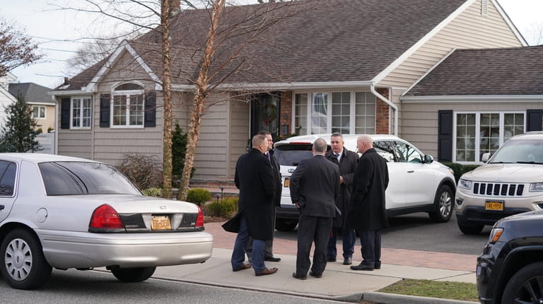 Nassau homicide detectives respond to reports of a body found in...