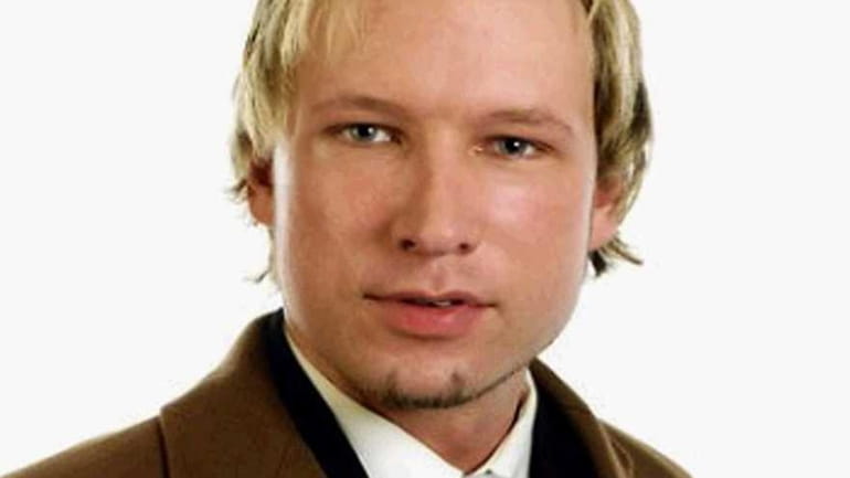 Anders Behring Breivik, seen in an undated photograph taken from...