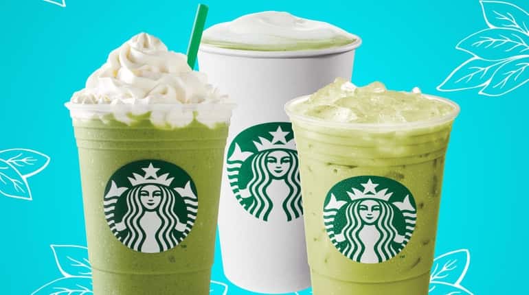 Starbucks offers Matcha three ways -- green tea latte, iced...
