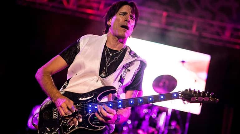 Steve Vai performs during the 36th Guitar Festival of Cordoba...