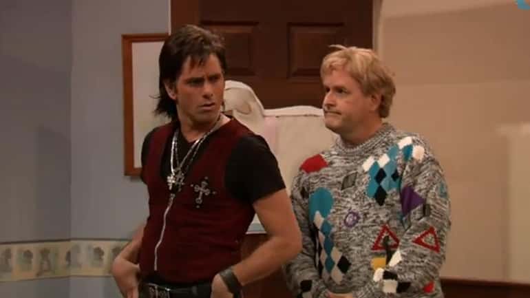 From left, Uncle Jesse (John Stamos) and Uncle Joey (Dave...