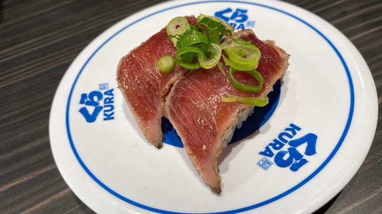 The garlic skipjack tuna is a new menu item at...